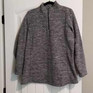 Woman Within fleece quarter zip